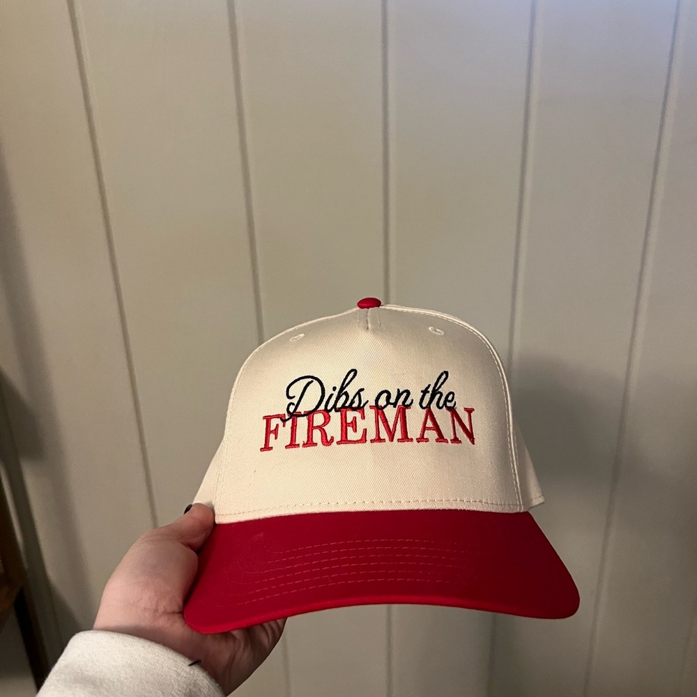 Red and Cream Cap